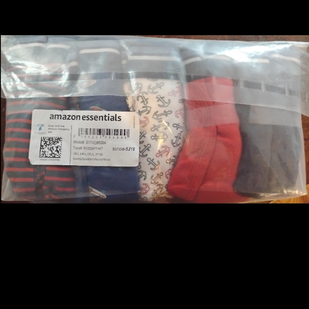 Amazon Essentials Men's Underwear Pack - Red, Black, White
